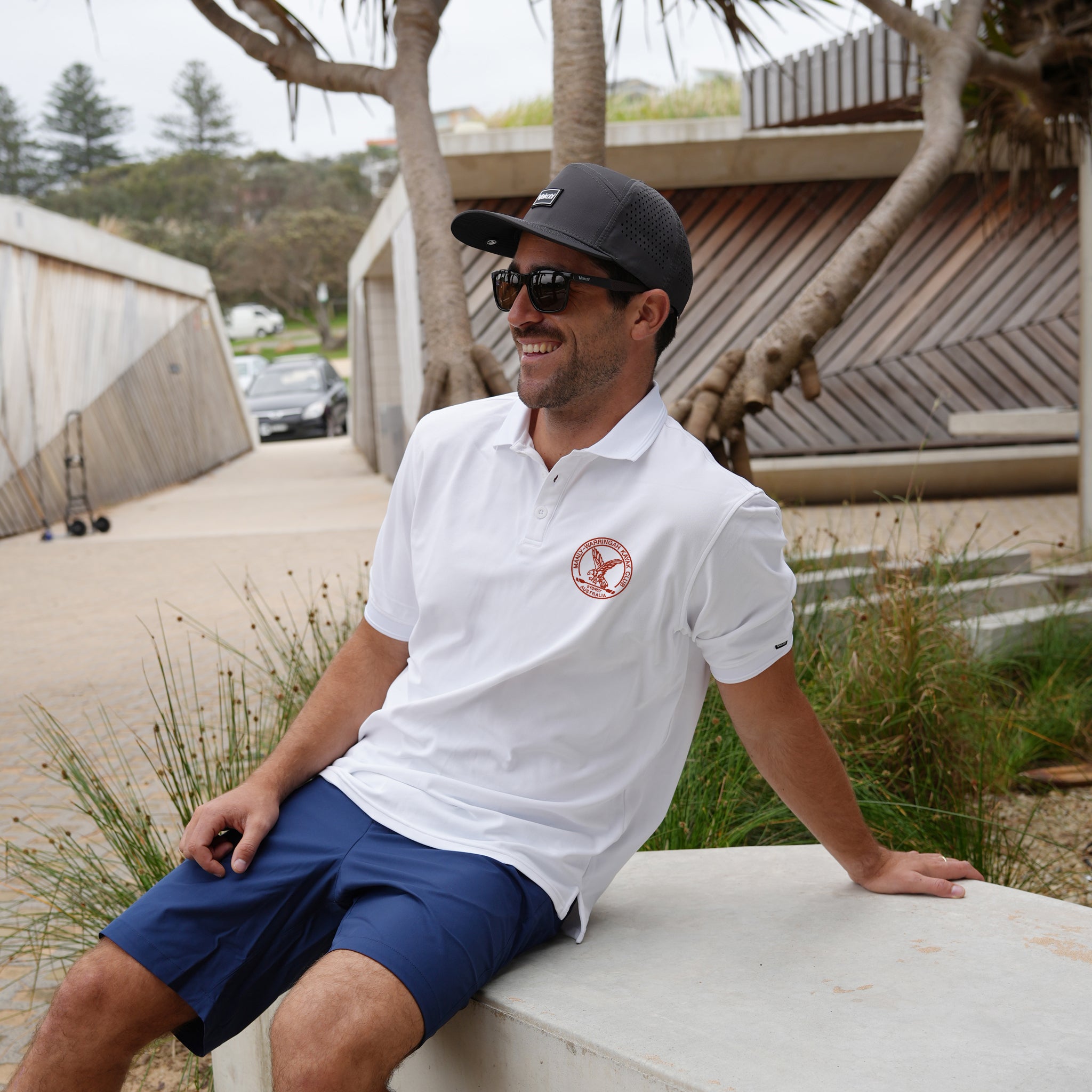 MWKC Antibes Short Sleeve Polo - White