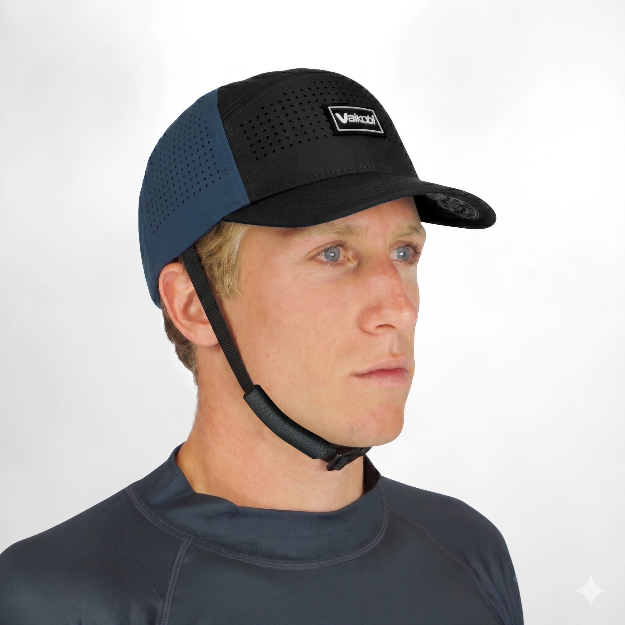 Bump Hat Hydro with Strap - Ocean Blue