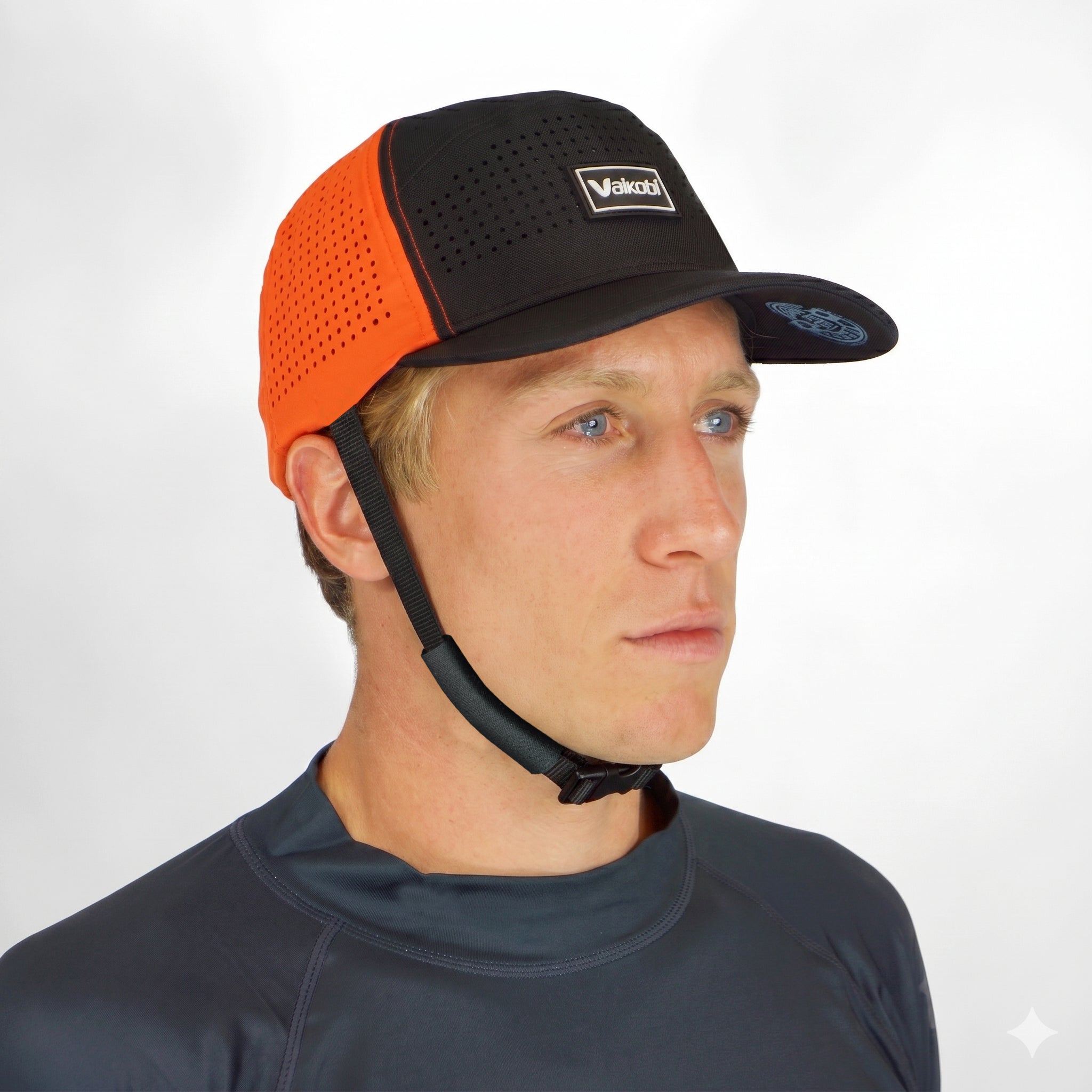 Bump Hat Hydro with Strap - Orange