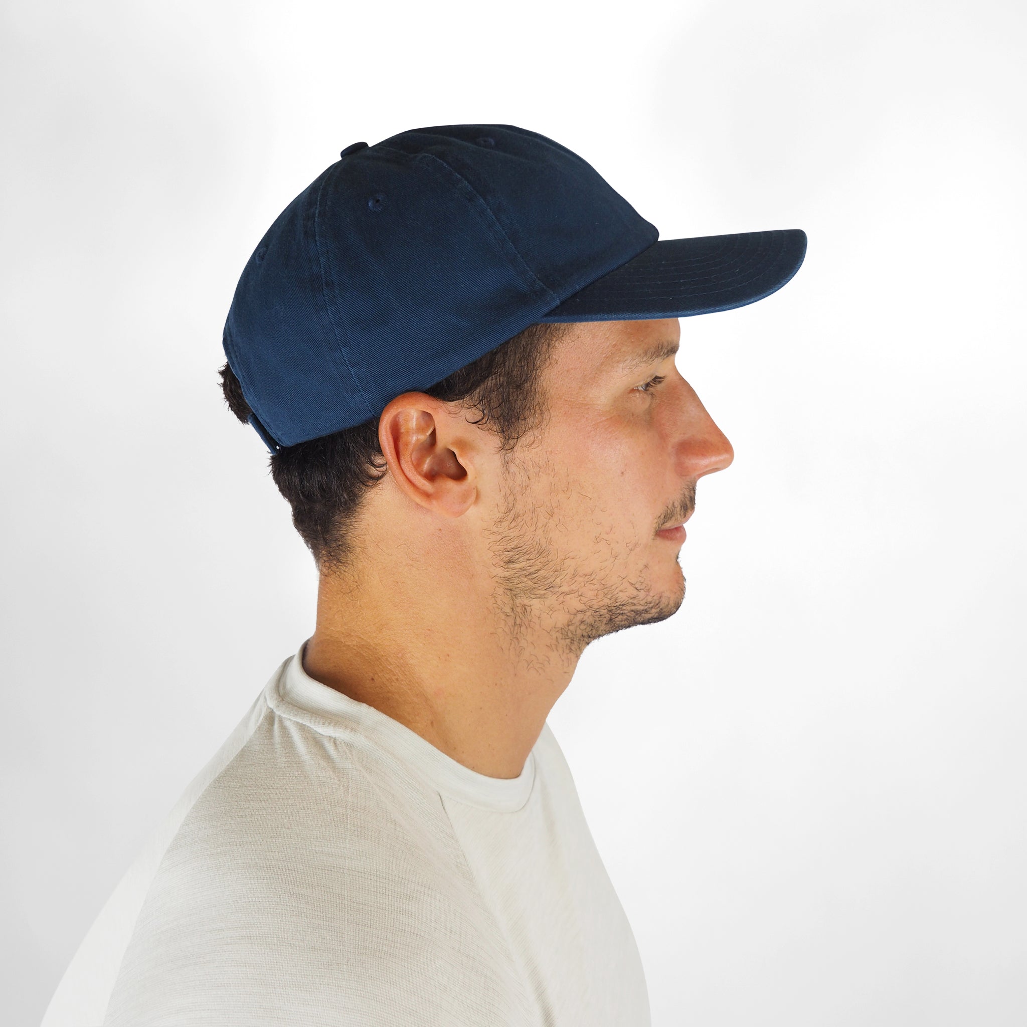 Washed Cotton Cap - Navy
