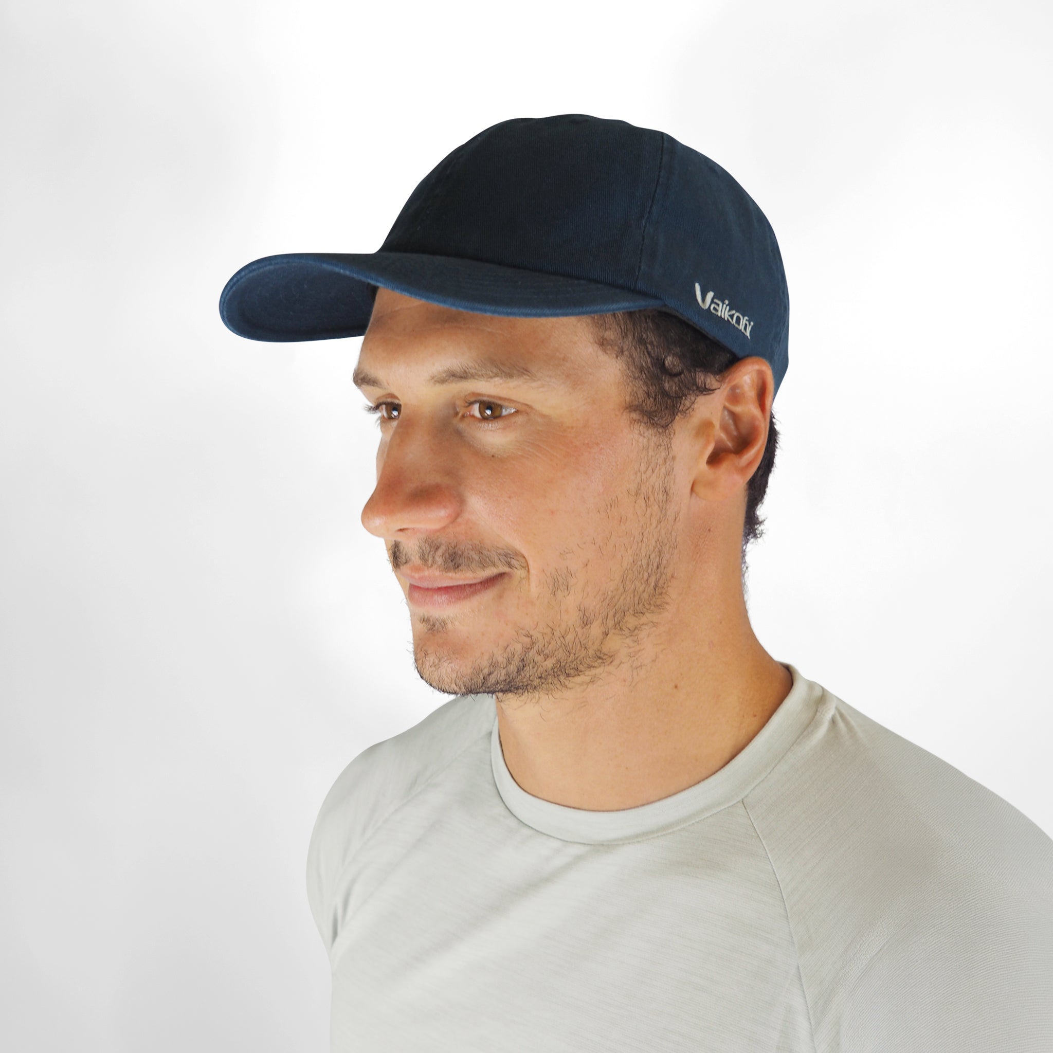 Washed Cotton Cap - Navy