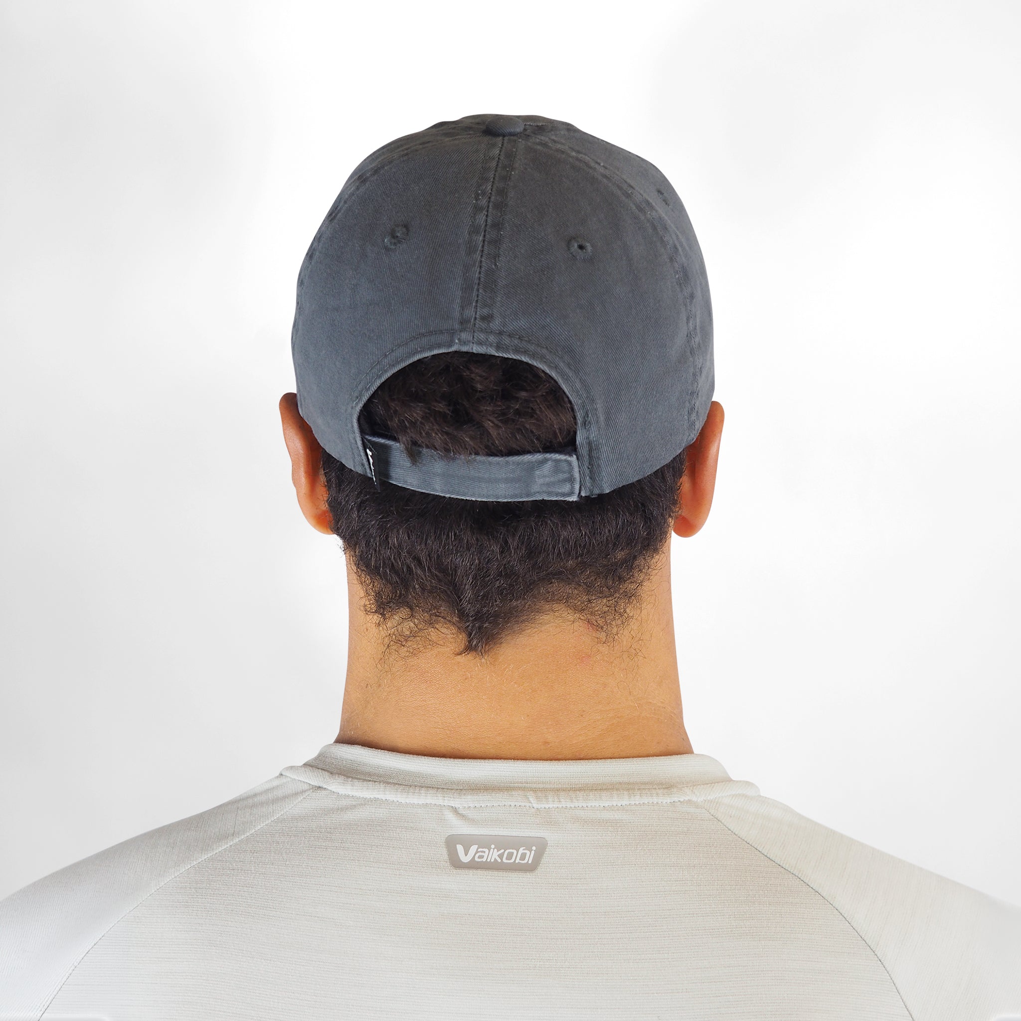 Washed Cotton Cap - Grey