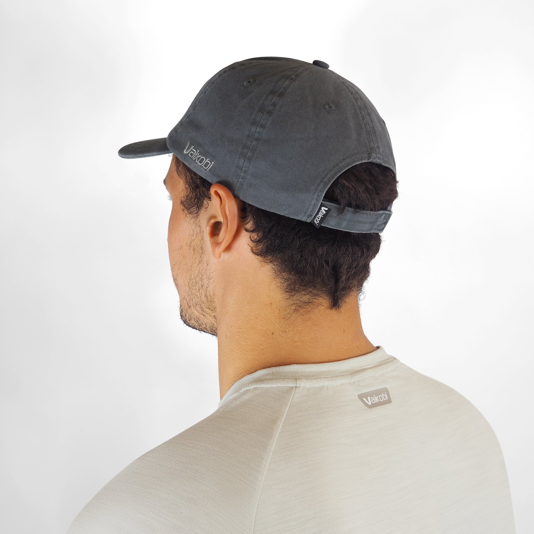 Washed Cotton Cap - Grey