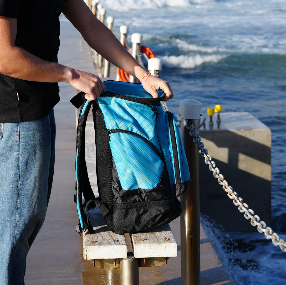 Vaikobi Race Backpack - Ocean Blue