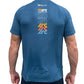 SYDNEY SUP CLUB- Mens UV Performance S/S Tech Tee - Ocean Blue - CUSTOM