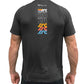 SYDNEY SUP CLUB- Mens UV Performance S/S Tech Tee - Charcoal- CUSTOM