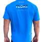 Mens UV Performance S/S Tech Tee - Cyan - FLOAT TO SURVIVE