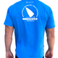 WINDSURFER Branded Mens UV Performance S/S Tech Tee- Cyan - CUSTOM