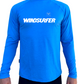 WINDSURFER Mens UV Performance L/S Tech Top- Cyan - CUSTOM