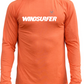 WINDSURFER Men's UV Performance L/S Tech Top - Orange - CUSTOM