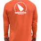 WINDSURFER Men's UV Performance L/S Tech Top - Orange - CUSTOM