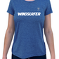 WINDSURFER Womens UV Performance Tech Tee- Ocean Blue - CUSTOM