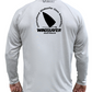 Windsurfer- UV Long Sleeve ZIP Tech Top - Silver - CUSTOM