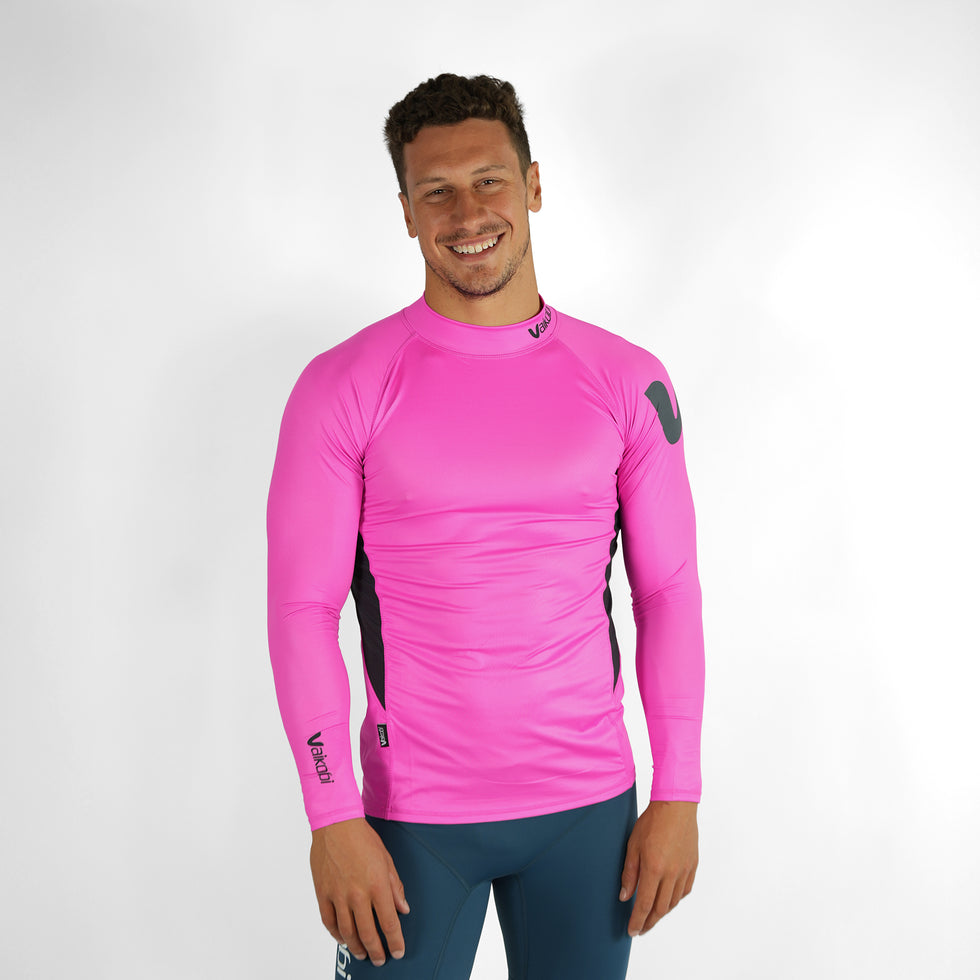 Long Sleeve Rash Top - Pink | Vaikobi