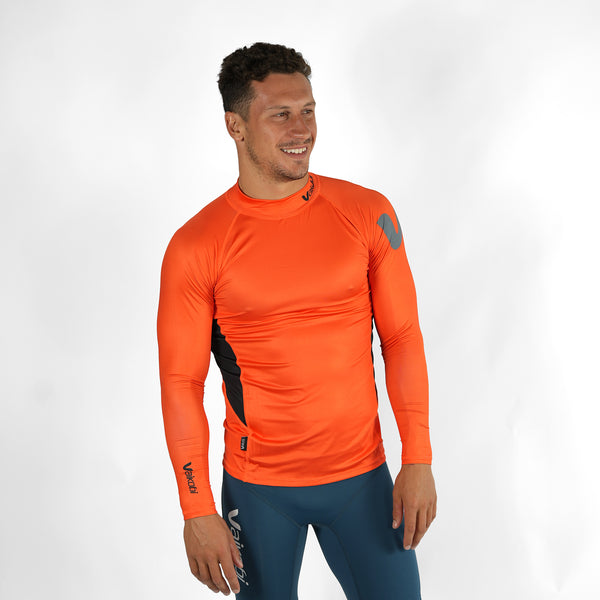Long Sleeve Rash Top - Orange | Vaikobi