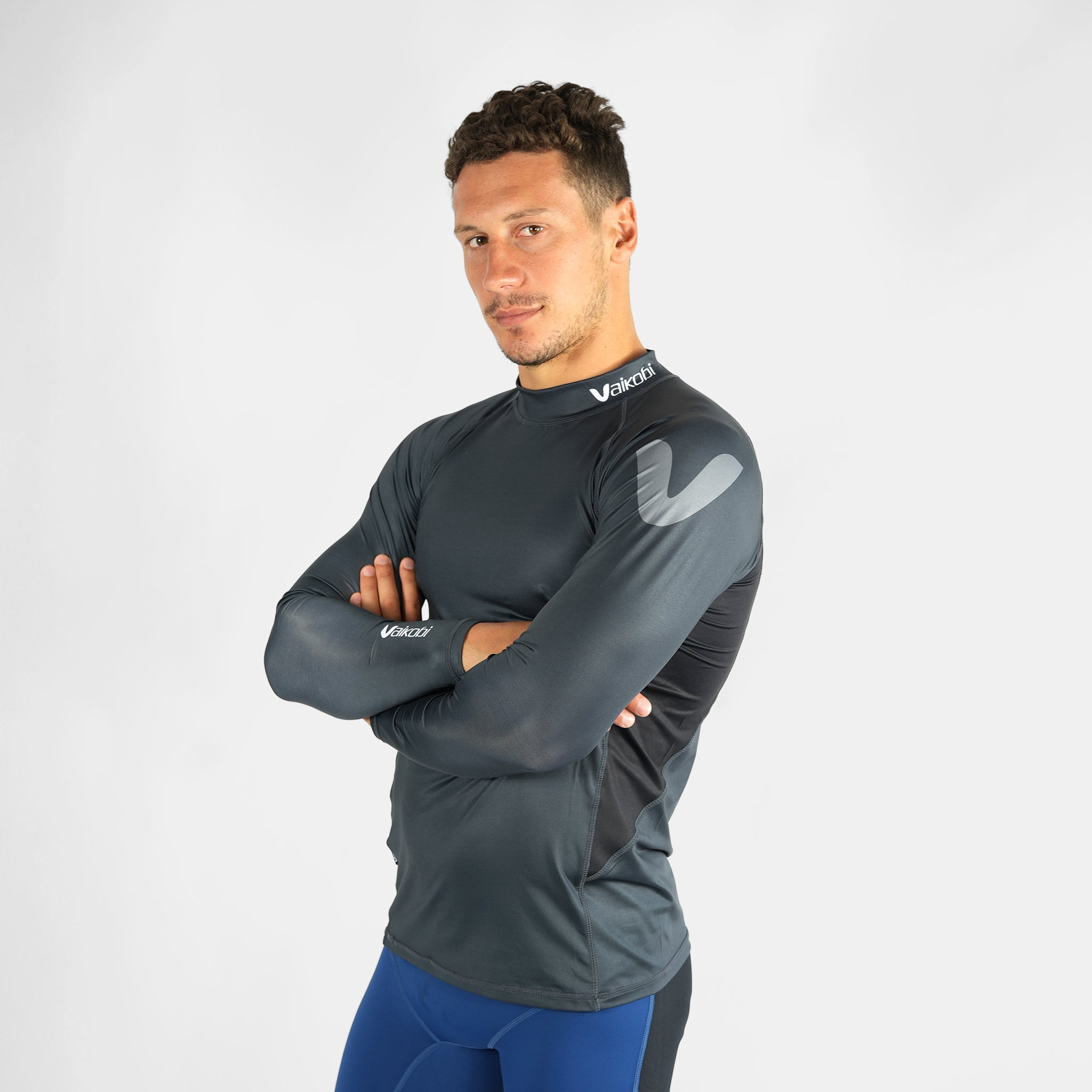 Long Sleeve Rash Top - Charcoal