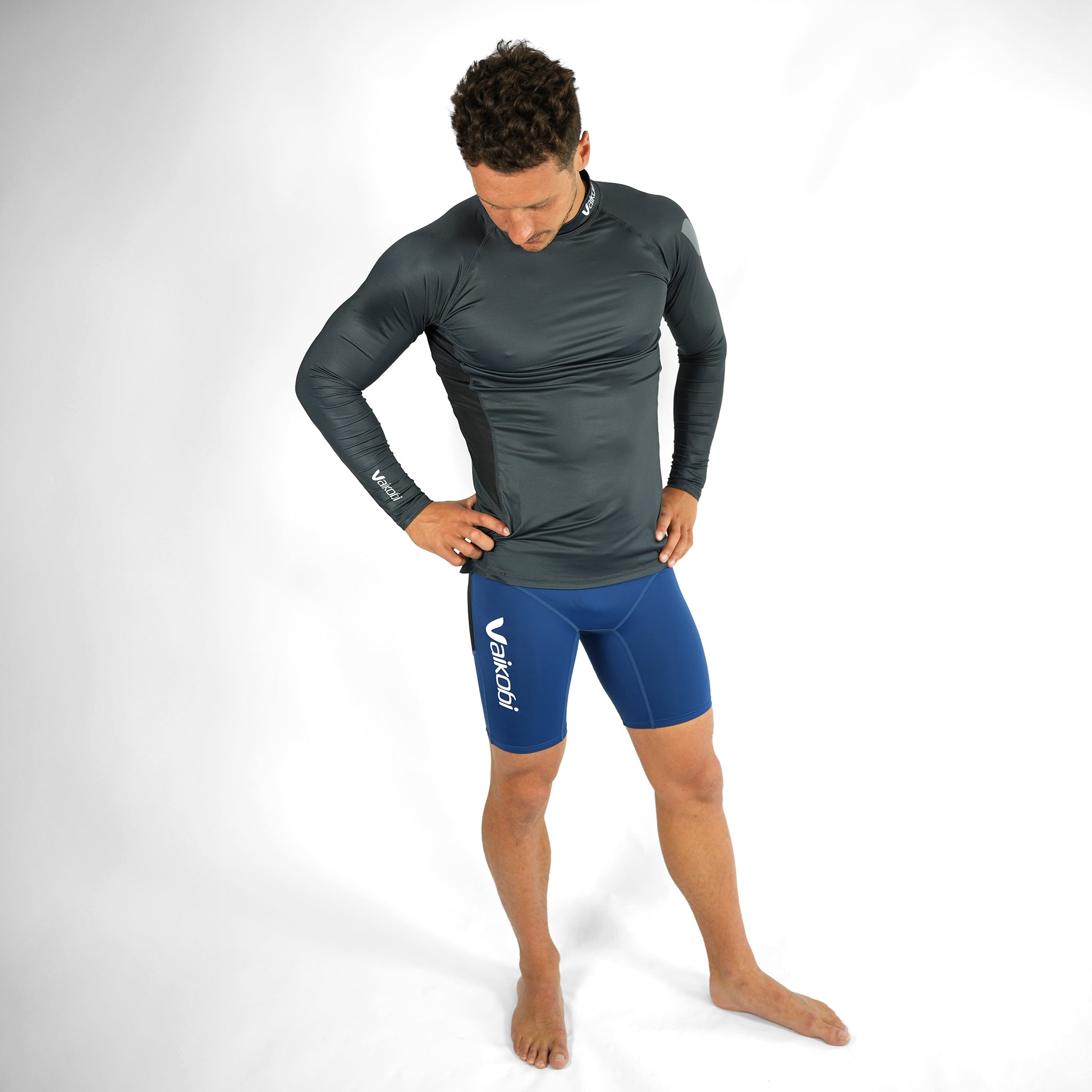 Long Sleeve Rash Top - Charcoal