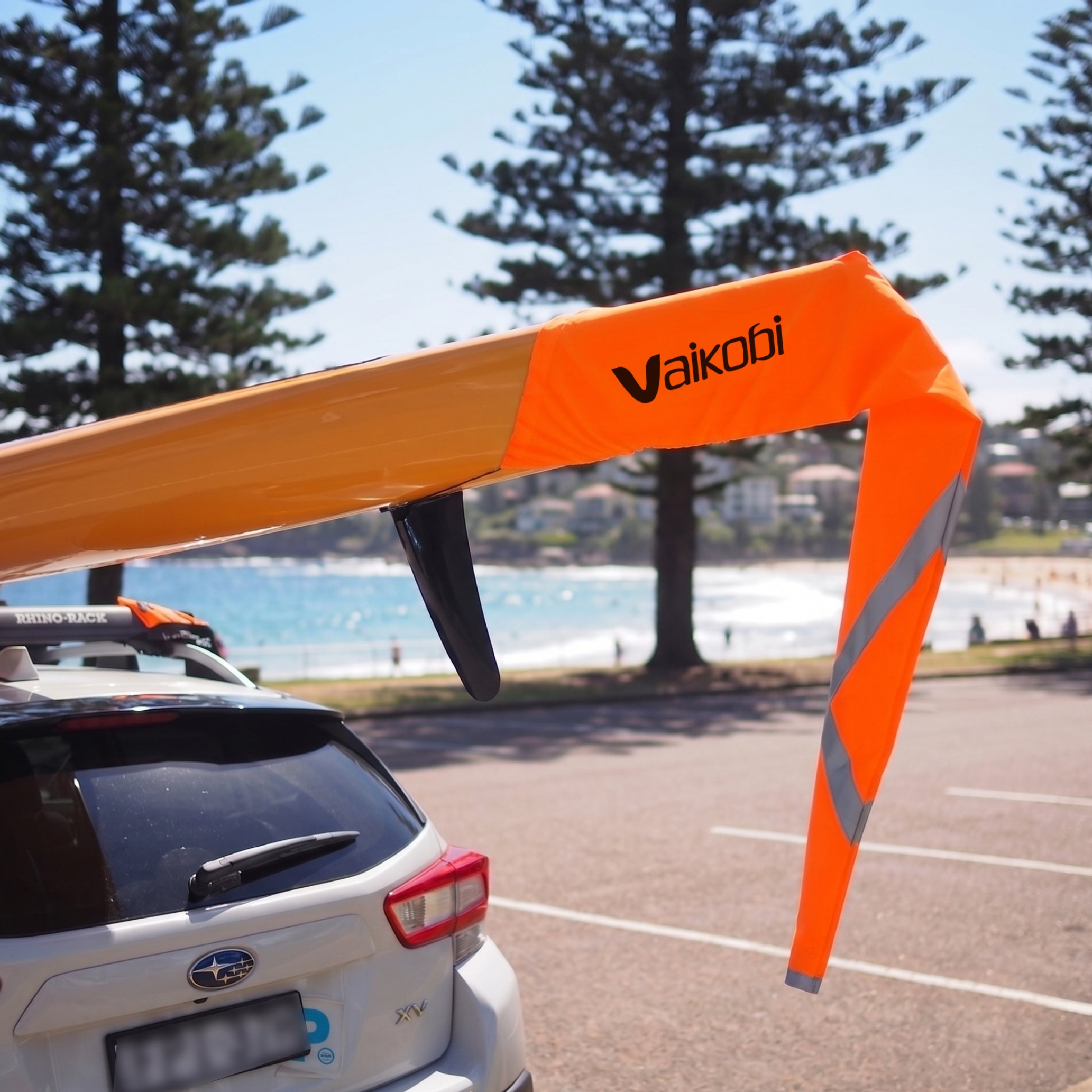 Surf Ski Tail Flag - Fluro Orange