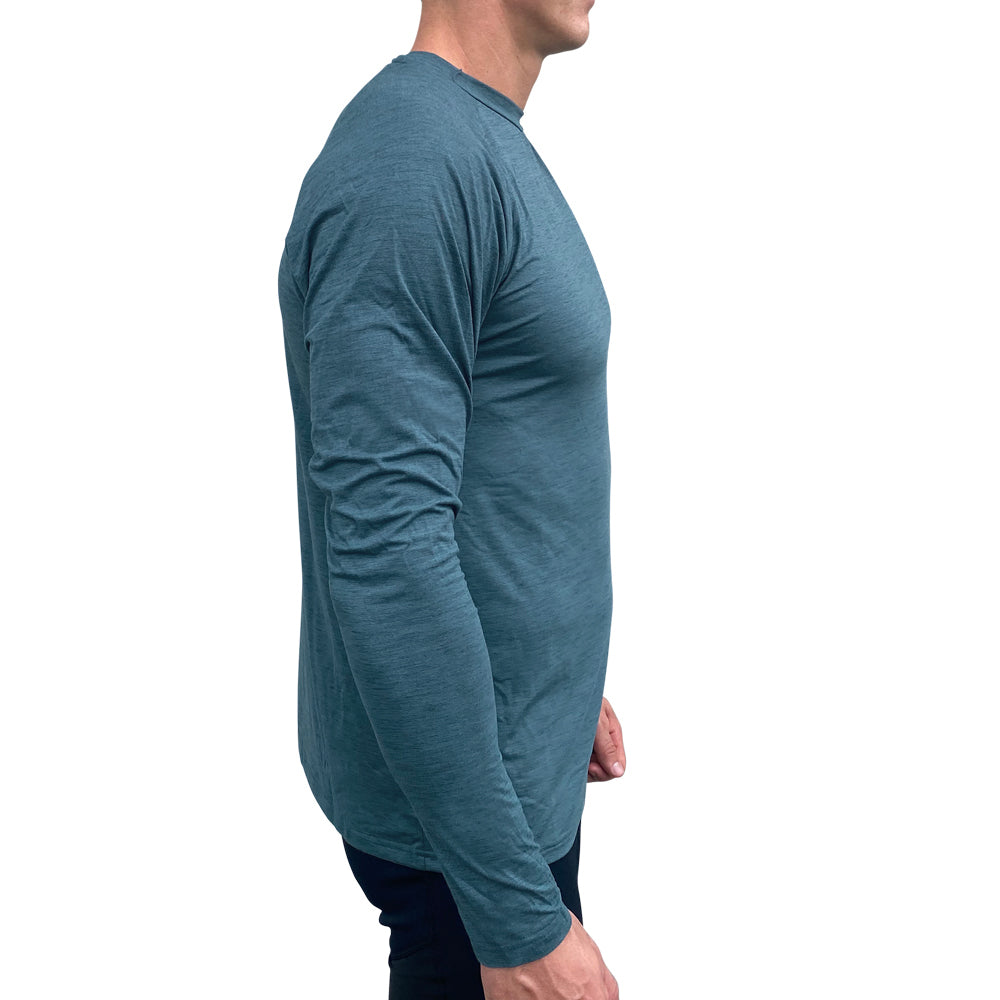 Season 2023 - UV Performance L/S Tech Top - Ocean Blue