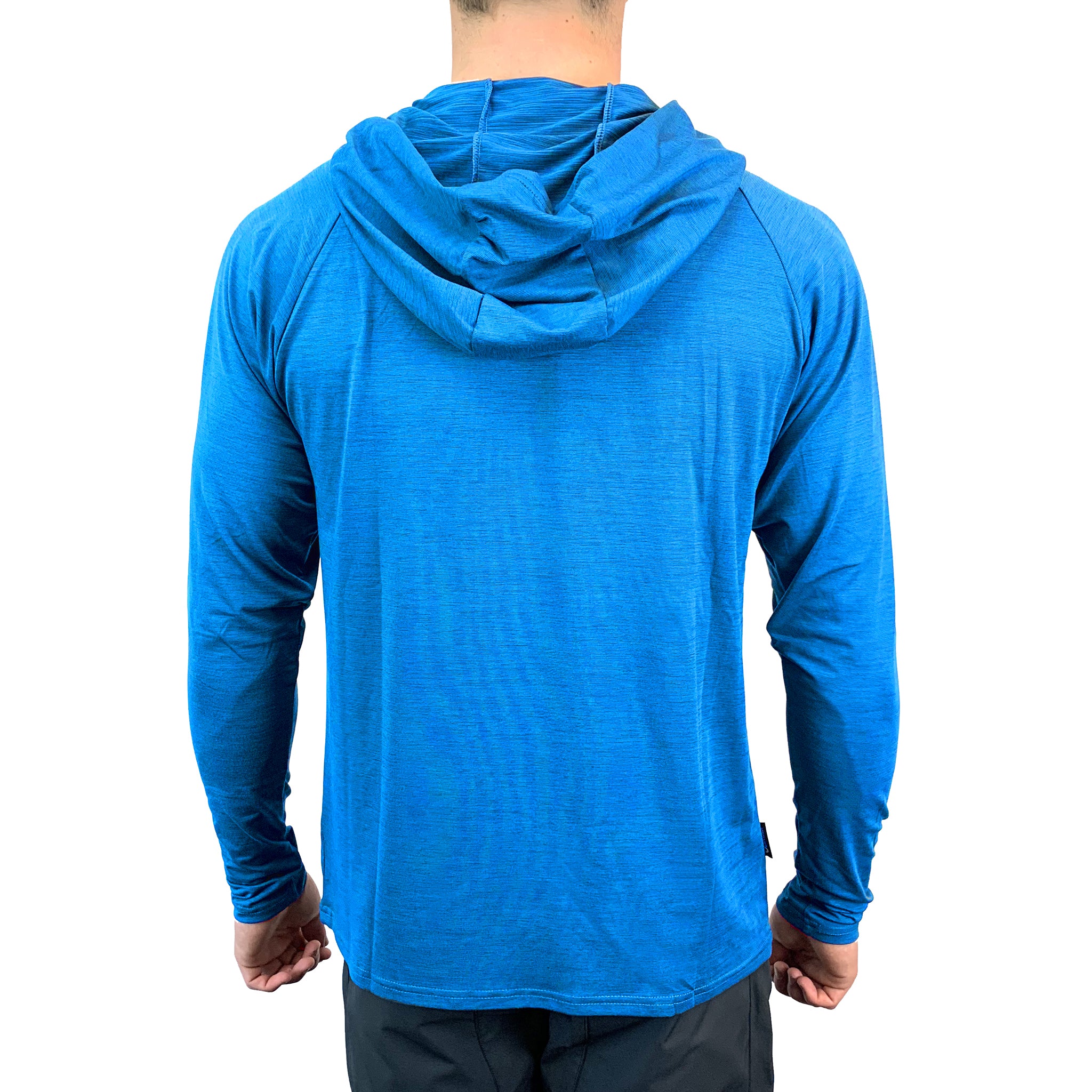 Season 2023 - UV Performance L/S Hooded Tech Top - Cyan