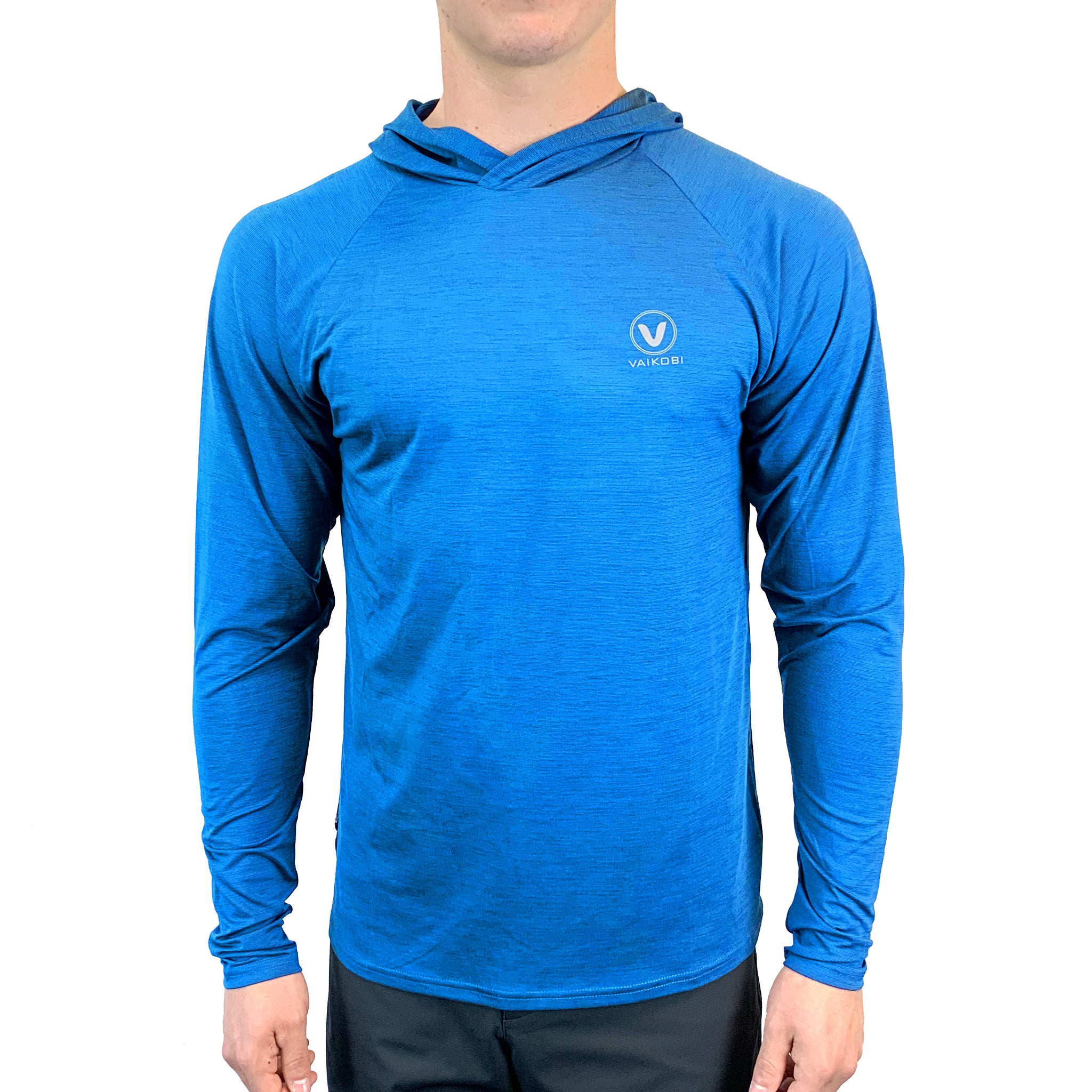 Season 2023 - UV Performance L/S Hooded Tech Top - Cyan
