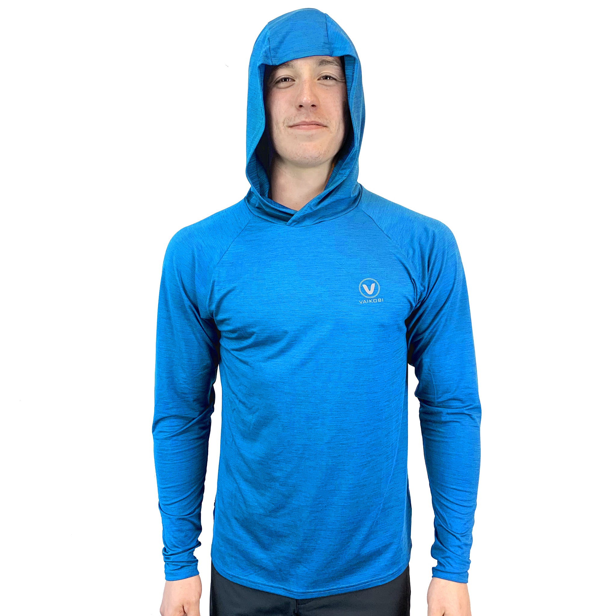 Season 2023 - UV Performance L/S Hooded Tech Top - Cyan