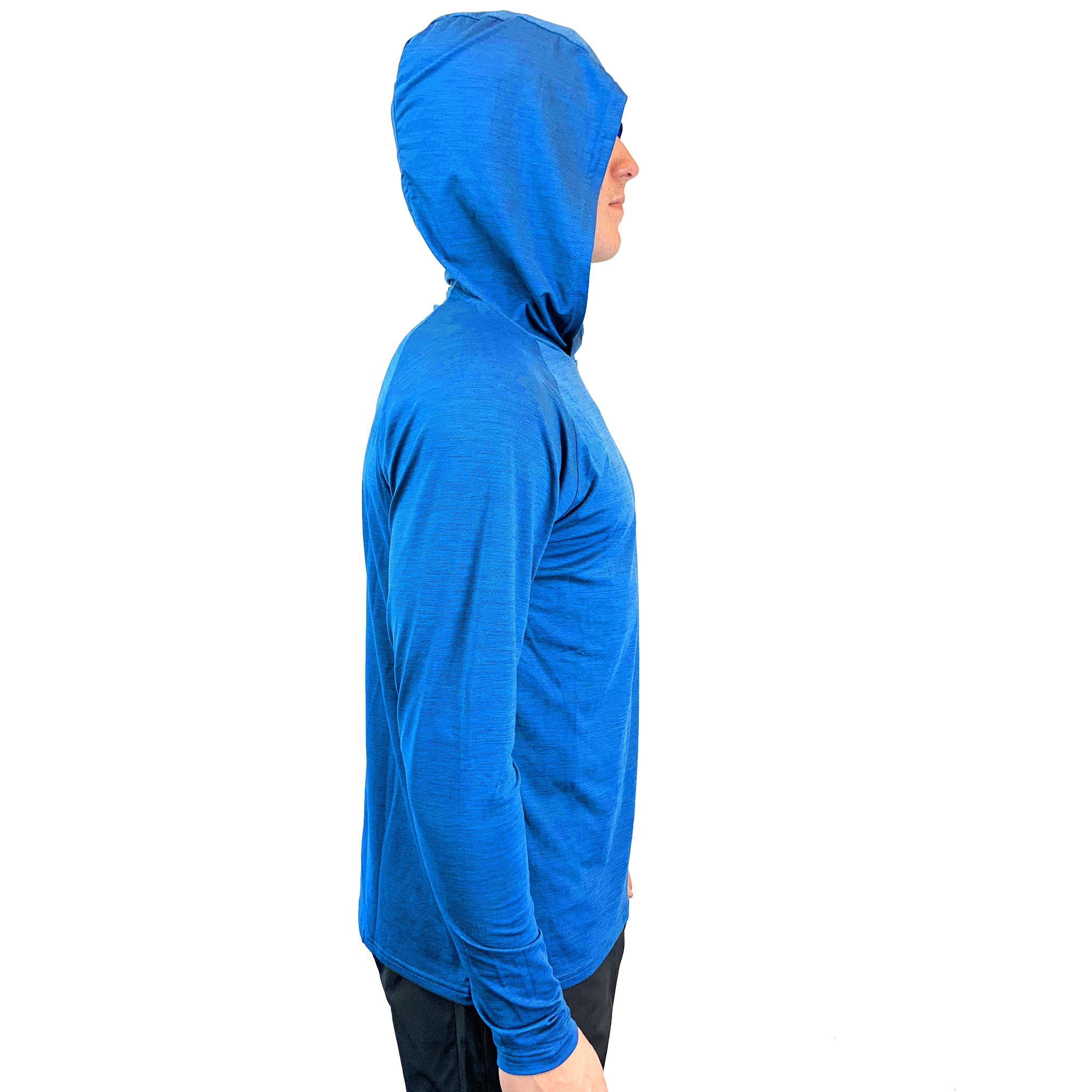 Season 2023 - UV Performance L/S Hooded Tech Top - Cyan