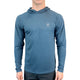 Season 2023 - UV Performance L/S Hooded Tech Top - Ocean Blue