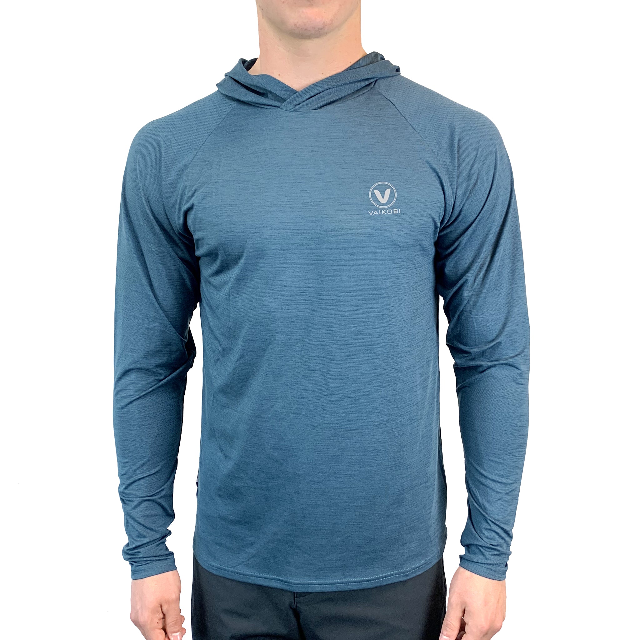 Season 2023 - UV Performance L/S Hooded Tech Top - Ocean Blue