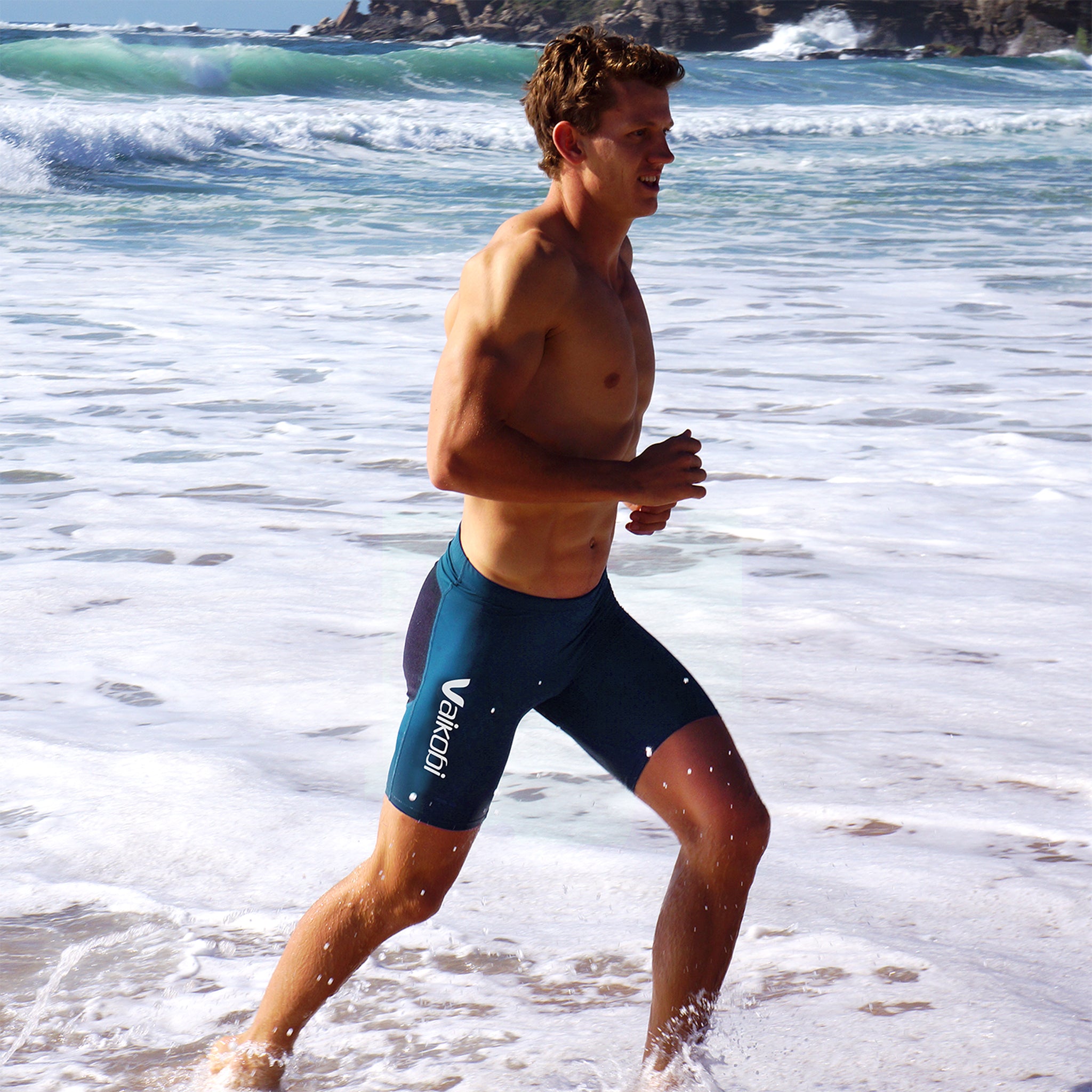 Men's UV Paddle Shorts - Ocean Blue