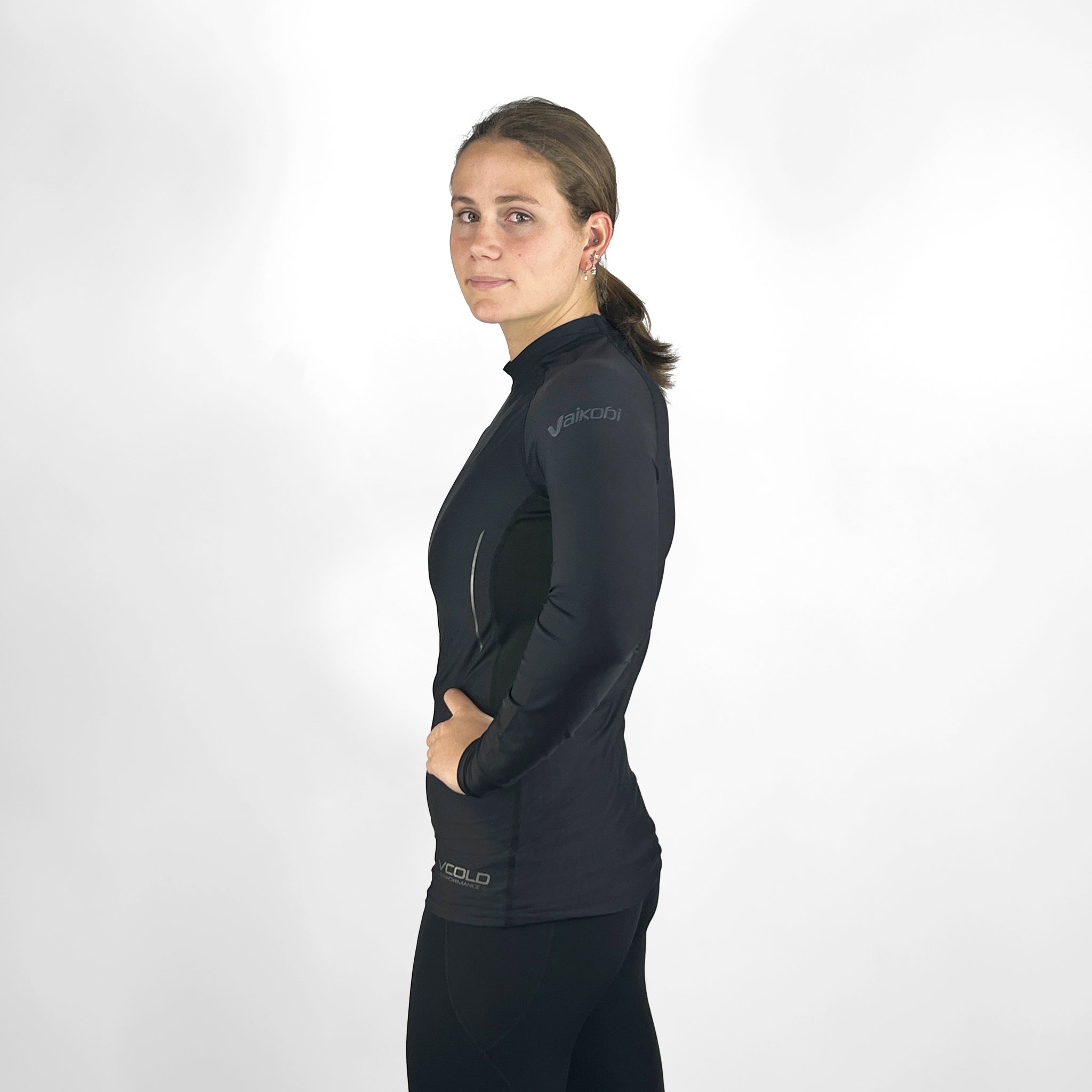 VCOLD Base Layer Long Sleeve Top - Black