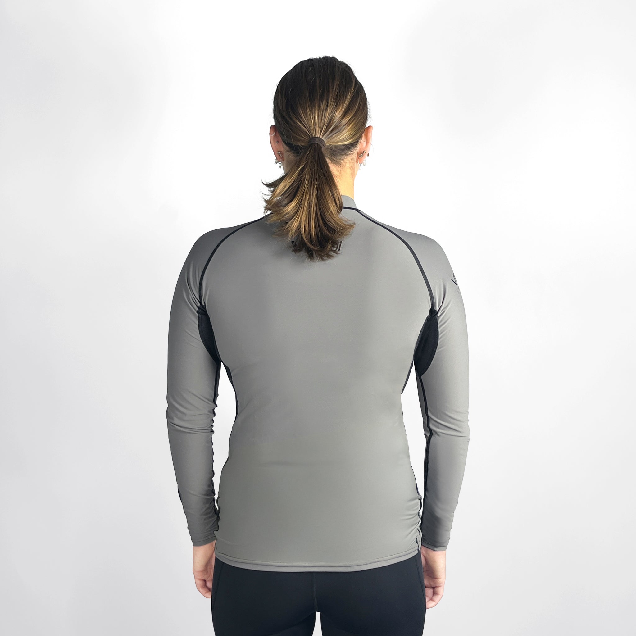 VCOLD Base Layer Long Sleeve Top - Grey/Black