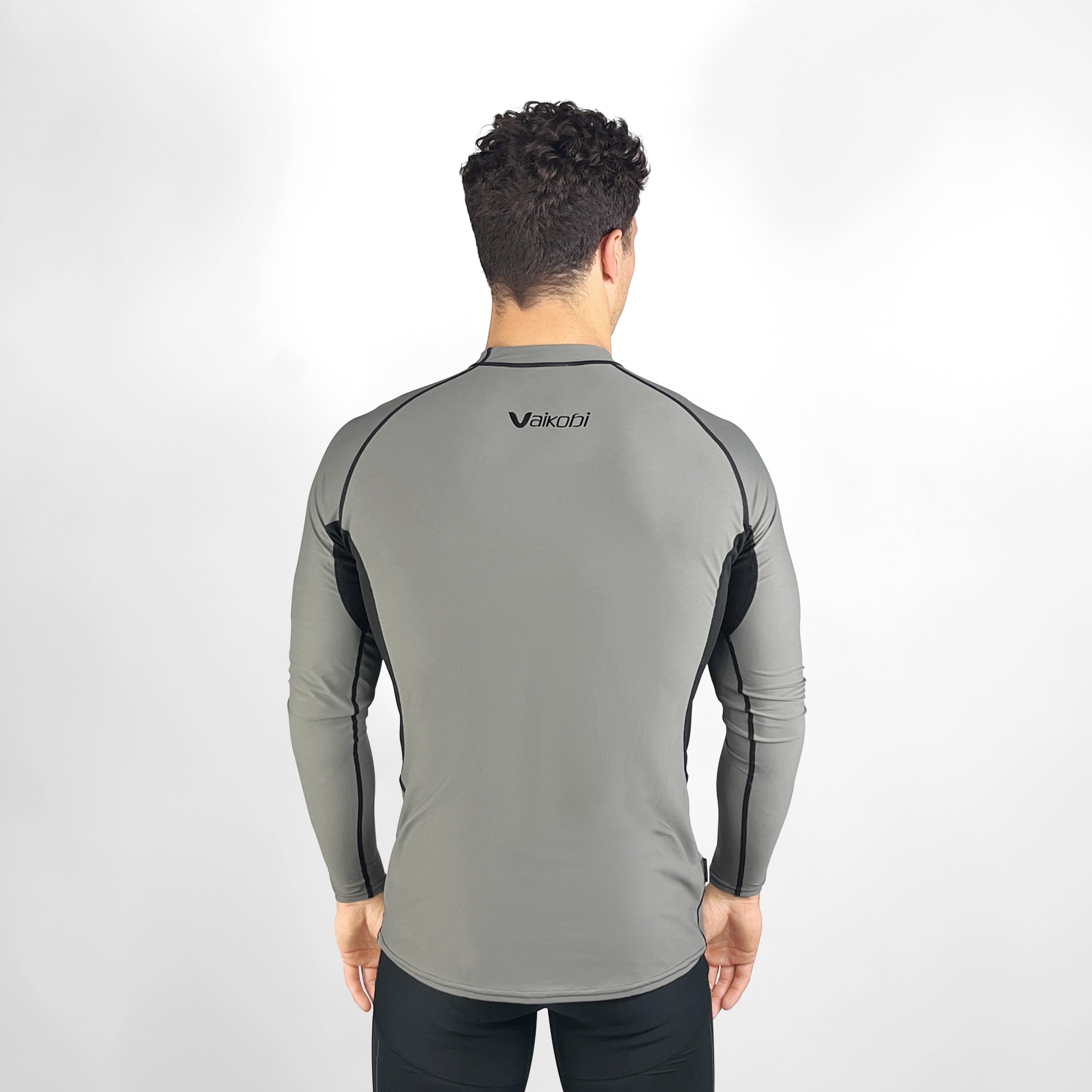VCOLD Base Layer Long Sleeve Top - Grey/Black