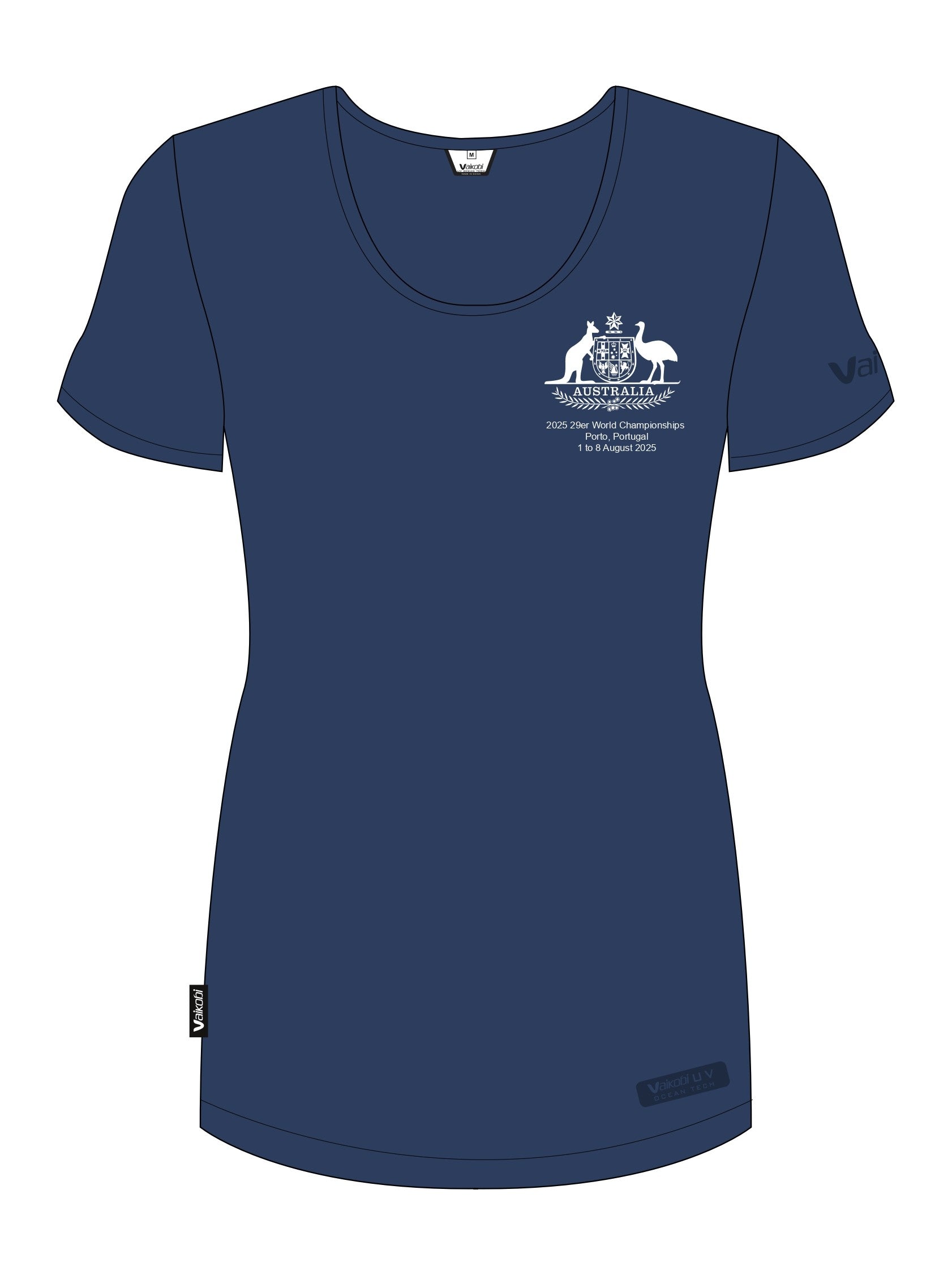 Women's UV Ocean Tech S/S Tee - Navy - 29er WORLD Champs