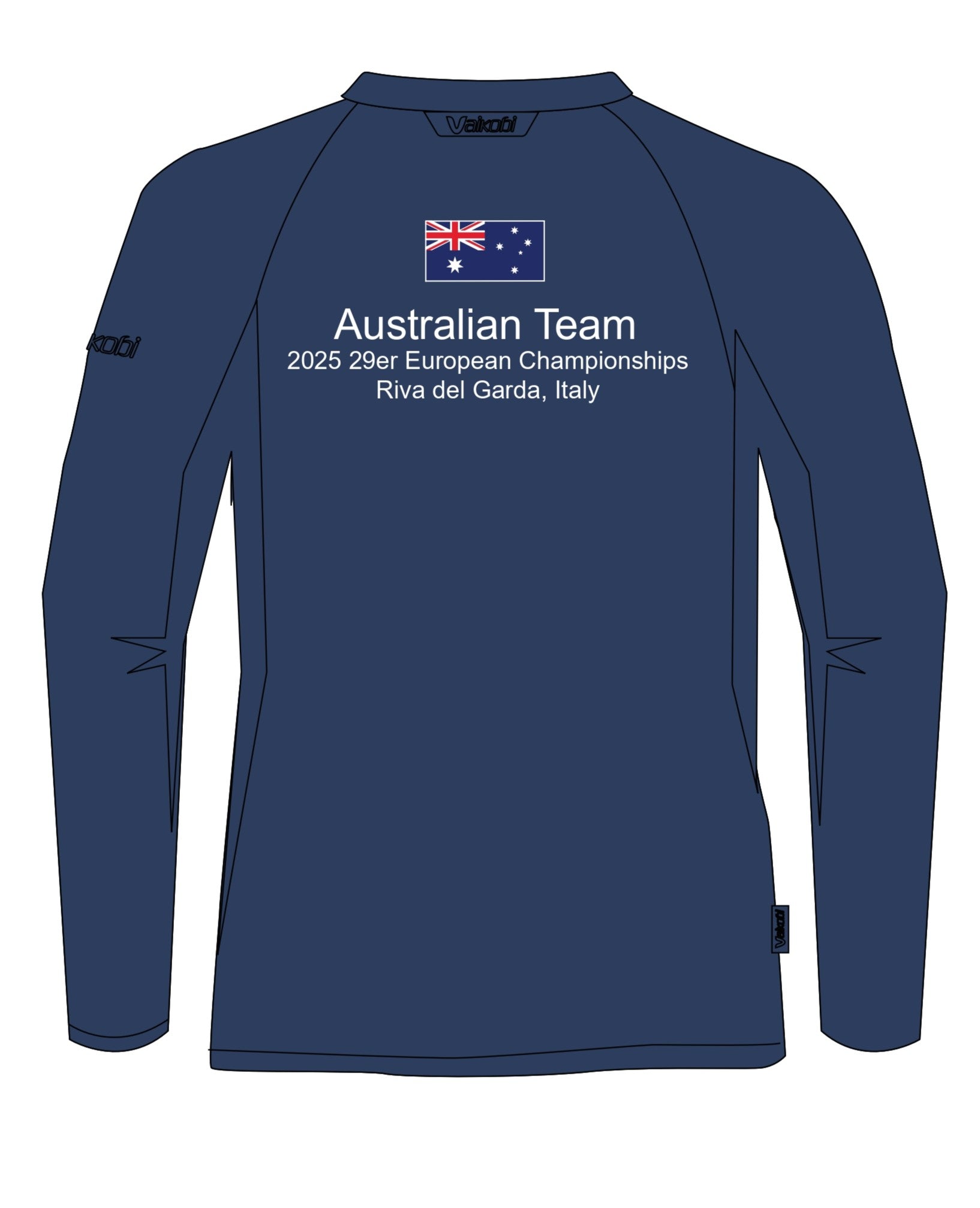 UV Ocean Tech L/S Tee - Navy - 29ers EUROPEAN Champs