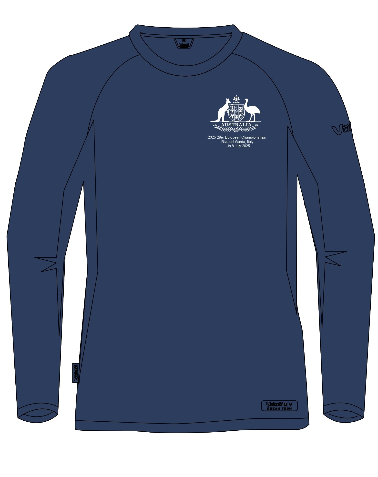 UV Ocean Tech L/S Tee - Navy - 29ers EUROPEAN Champs
