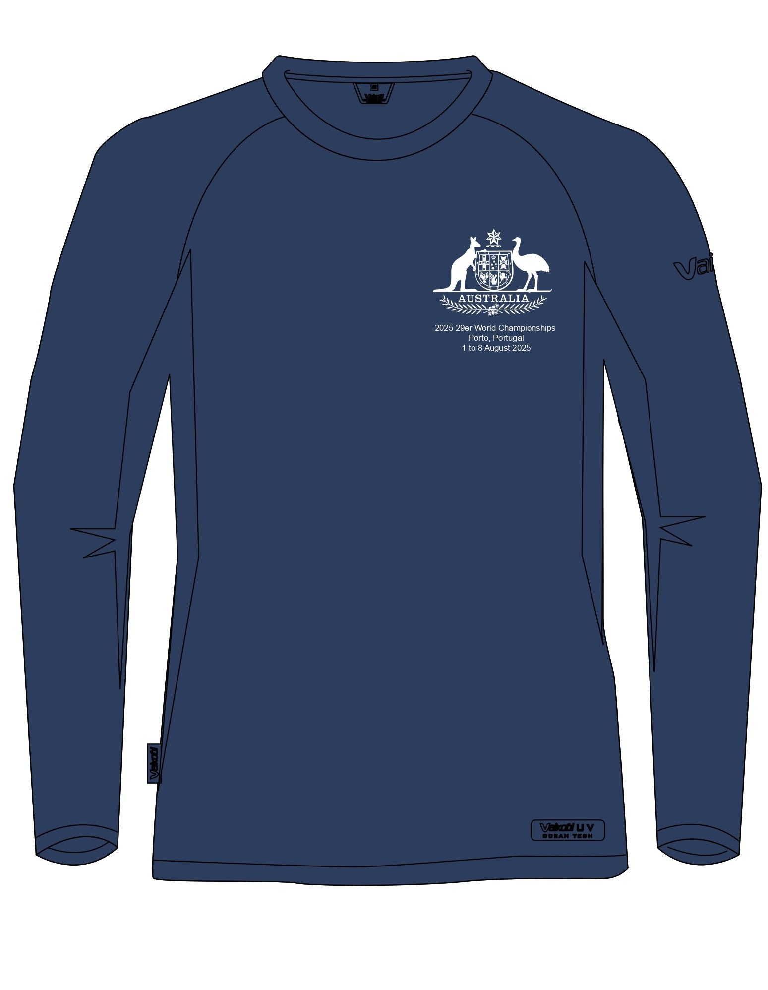 UV Ocean Tech L/S Tee - Navy - 29ers WORLD Champs