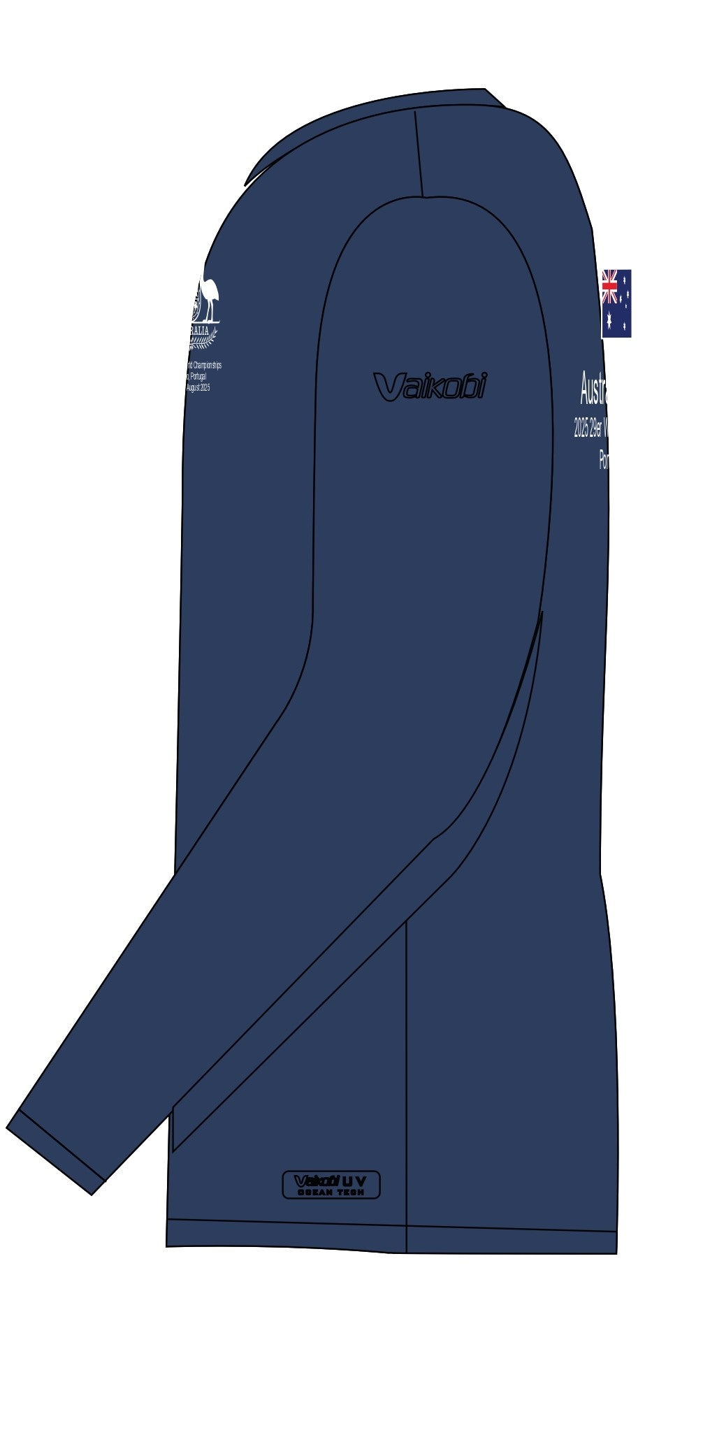 UV Ocean Tech L/S Tee - Navy - 29ers WORLD Champs