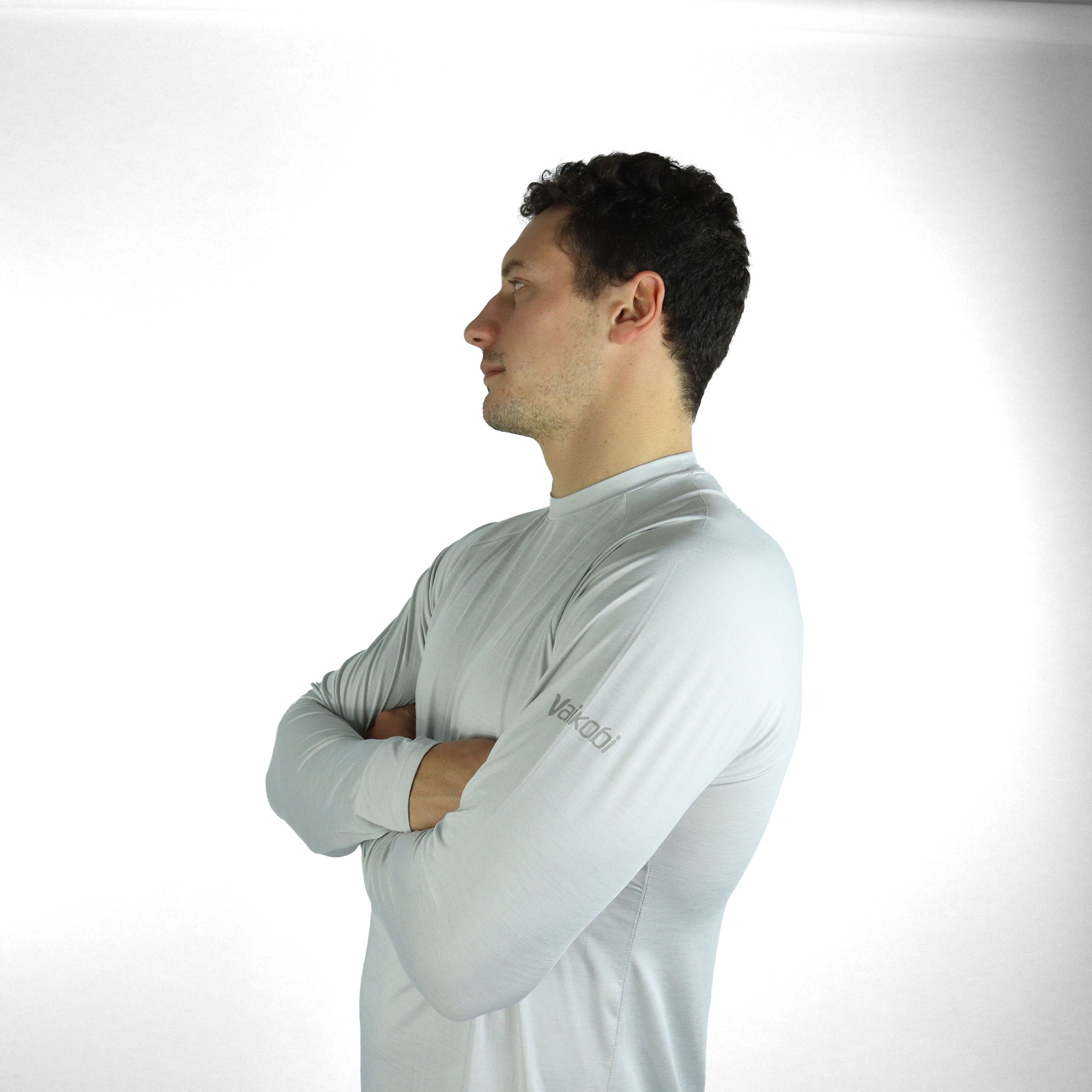 UV Ocean Tech L/S Tee - Silver