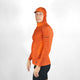 Hooded UV Long Sleeve Rash Top - Orange