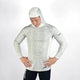 Hooded UV Long Sleeve Rash Top - Silver