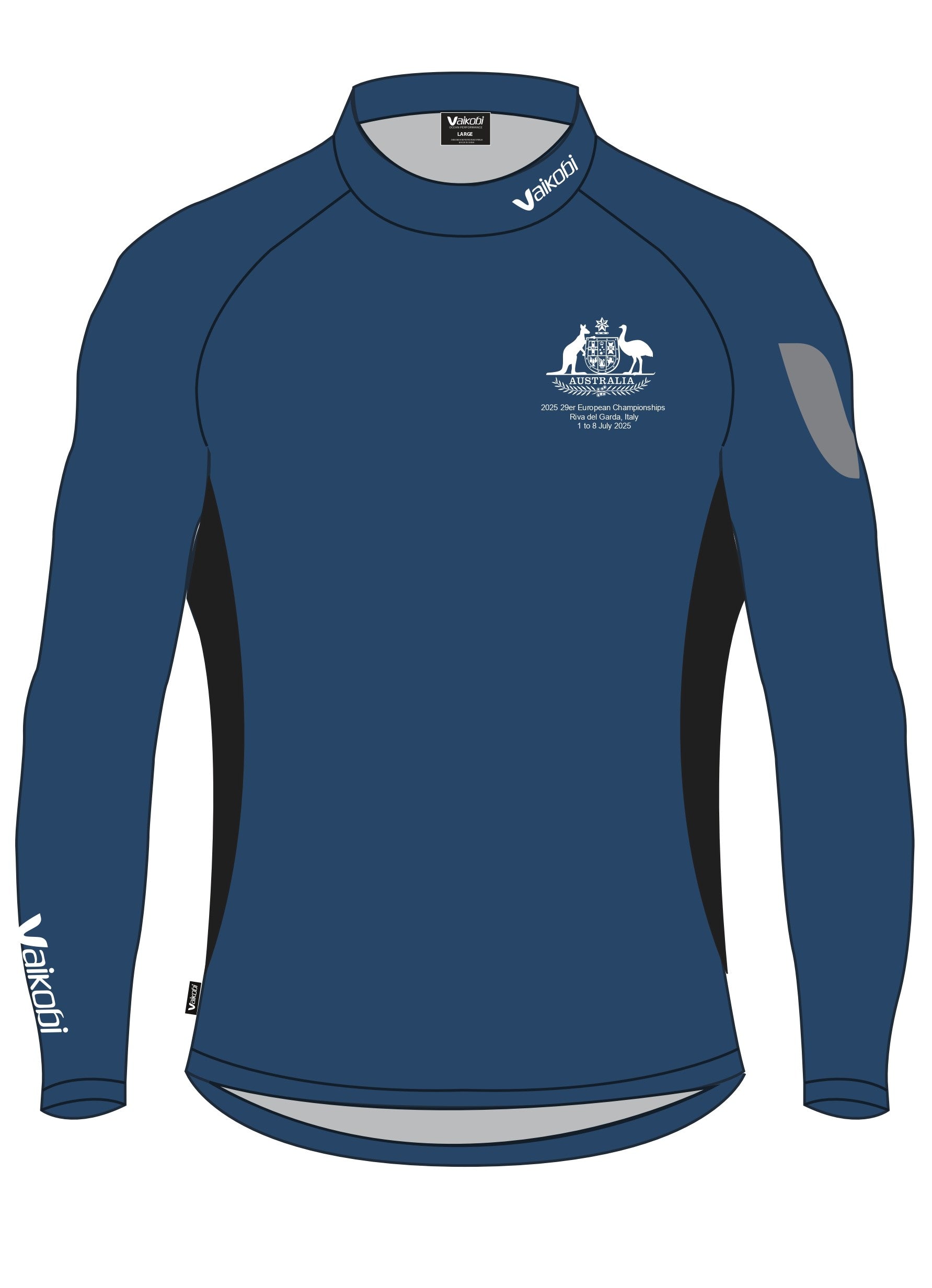 Long Sleeve Rash Top - Navy - 29ers EUROPEAN Champs
