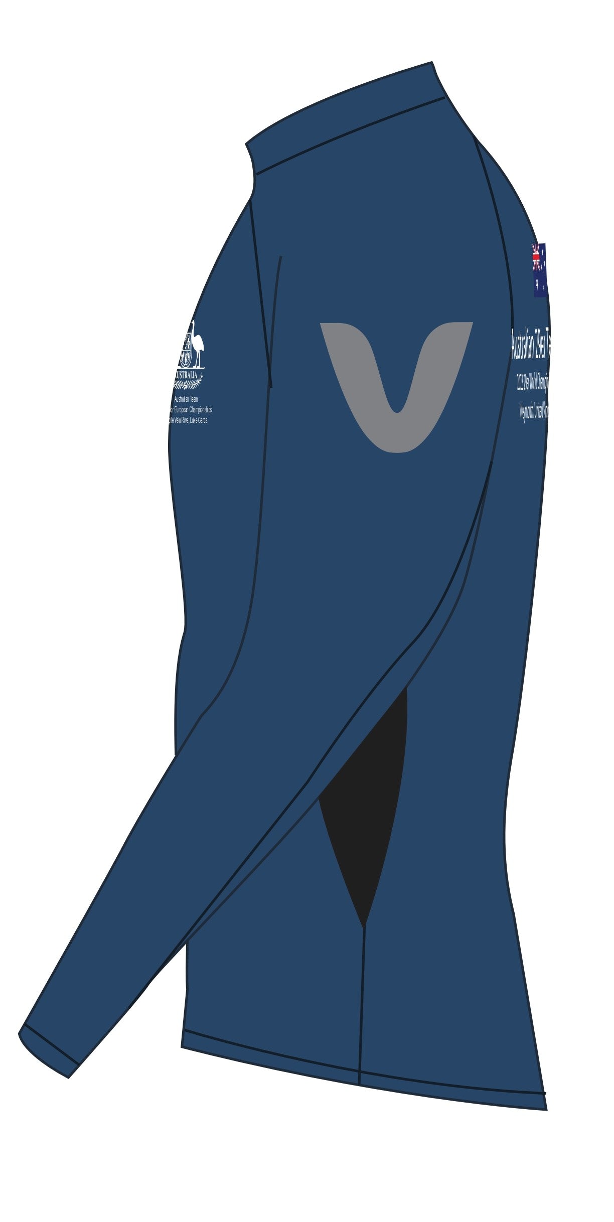 Long Sleeve Rash Top - Navy - 29ers EUROPEAN Champs