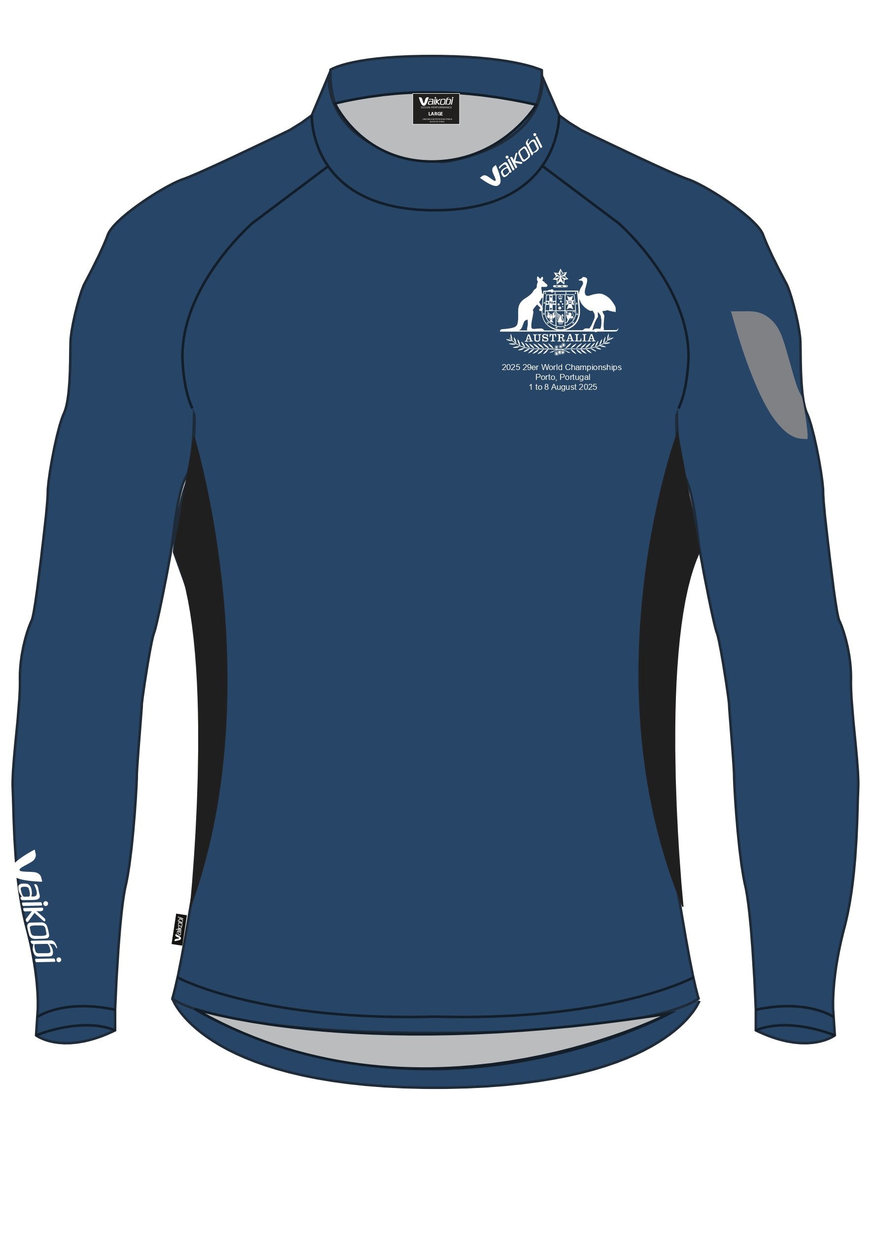 Long Sleeve Rash Top - Navy - 29ers WORLD Champs
