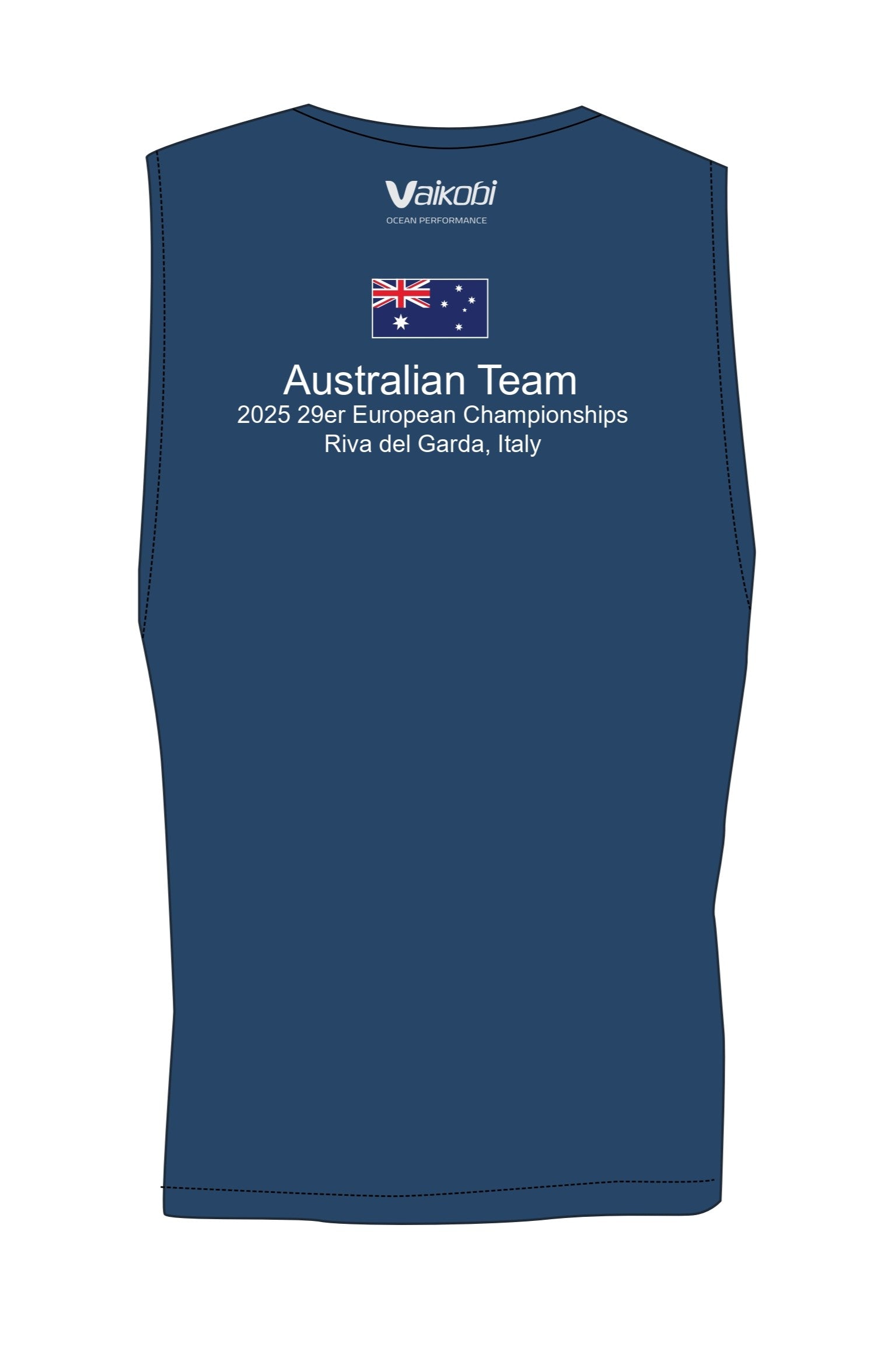 UV Spandex Race Vest - Navy - 29er EUROPEAN Champs
