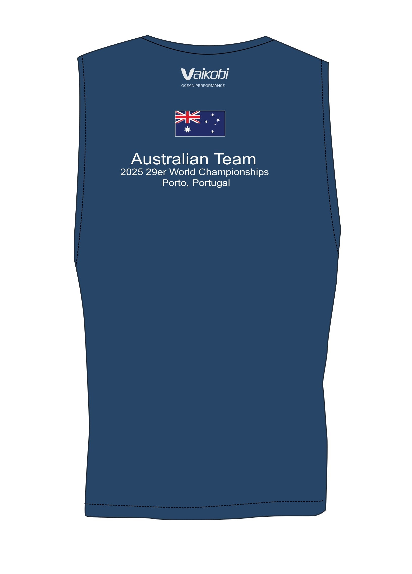 UV Spandex Race Vest - Navy - 29er WORLD Champs