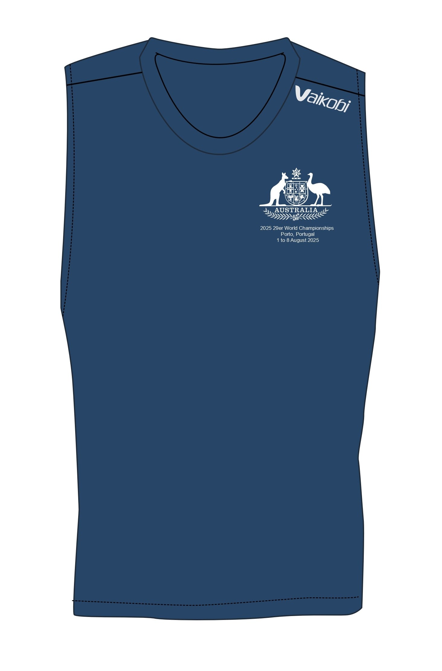 UV Spandex Race Vest - Navy - 29er WORLD Champs