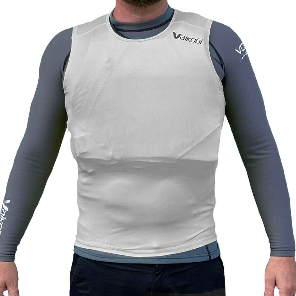 Youth UV Spandex Race Vest - Silver