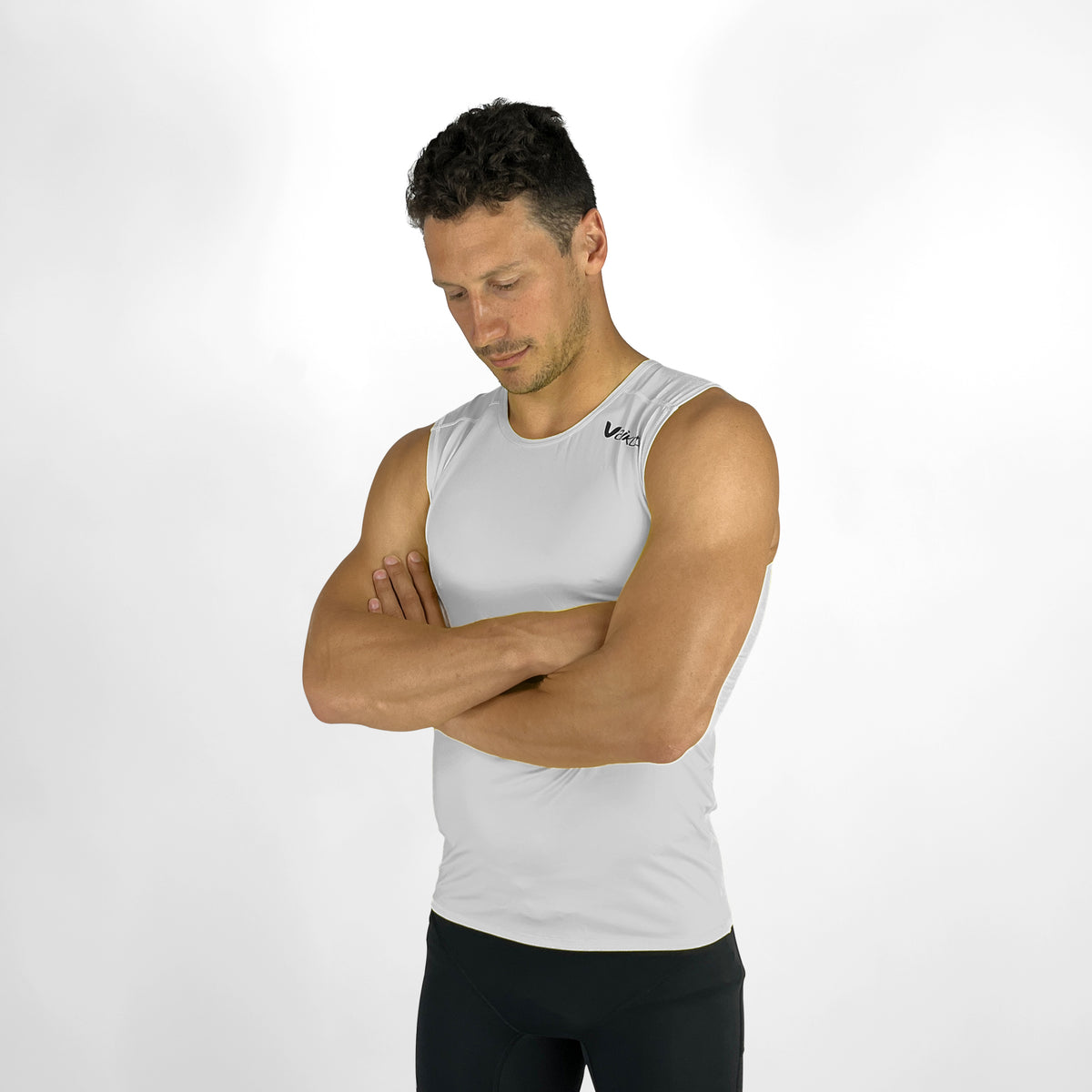 UV Spandex Race Vest - Silver