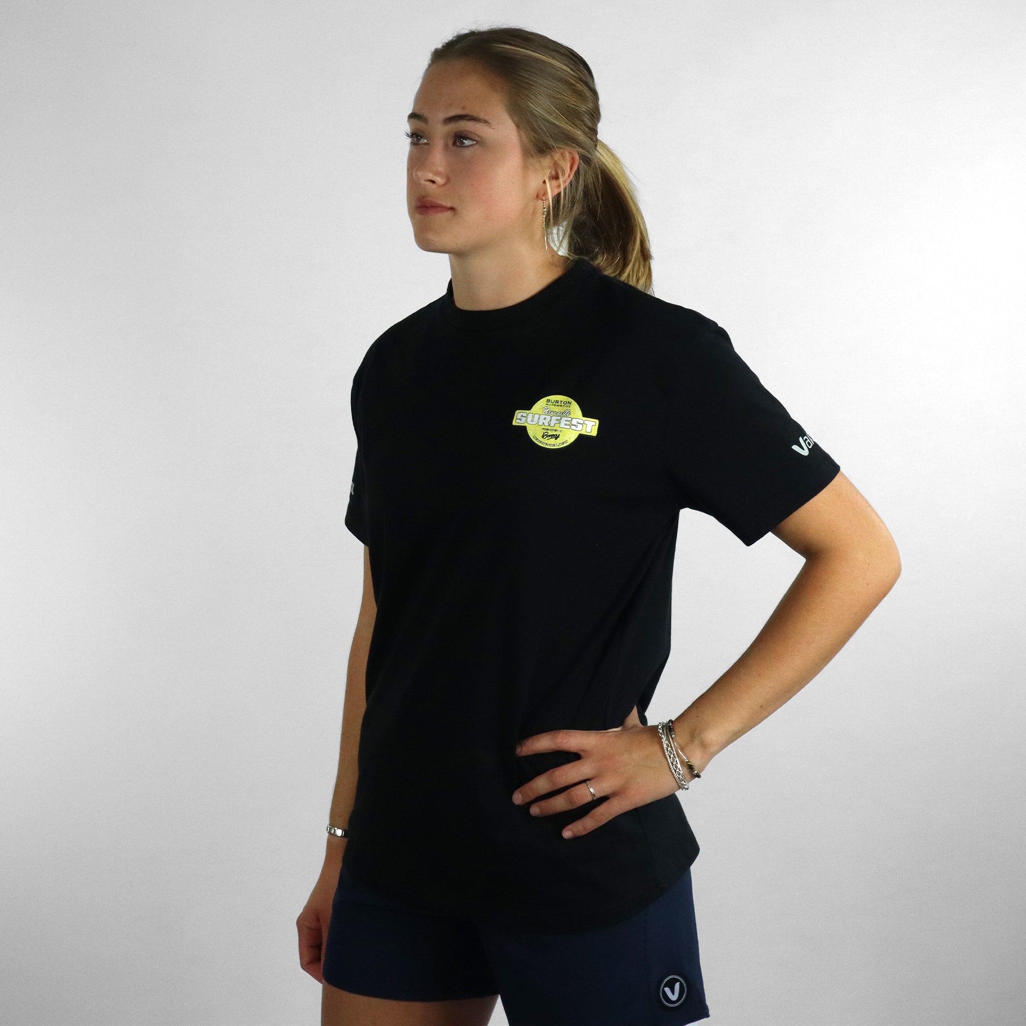 Newcastle Surfest Adult Tee - Black